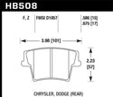 Hawk 05-10 Chrysler 300 (except SRT8) / 08 Dodge Challenger / 09-10 Dodge Challenger SE/RT HPS
