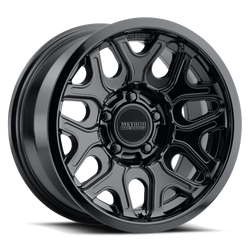 Method MR322 / 17x8.5 / 6x5.5 BP / 0ET / 4.72in BS / 106.25mm CB - Gloss Black Wheel