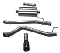Corsa 20-24 Jeep Gladiator JT 3.6L Single Side Exit Cat-Back Exhaust System w/ Single 4in Black Tip