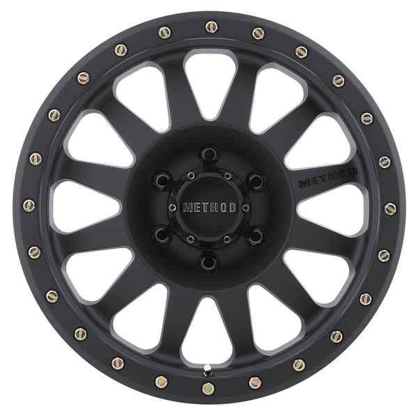 Method MR304 Double Standard 16x8 0mm Offset 6x5.5 108mm CB Matte Black Wheel