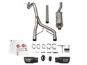 aFe Rebel Series CB 2.5in Dual Center Exit SS Exhaust w/ Black Tips 07-15 Jeep Wrangler 3.6L/3.8L V6
