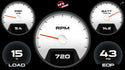 aFe AGD Advanced Gauge Display Digital 5.5in Monitor 08-18 Dodge/RAM/Ford/GM Diesel Trucks