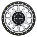 Method MR305 NV 17x8.5 0mm Offset 8x6.5 130.81mm CB Machined/Black Street Loc Wheel