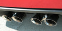 Corsa 2006-2013 Chevrolet Corvette C6 Z06 7.0L V8 Polished Sport Axle-Back Exhaust
