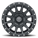 ICON Compression 18x9 6x5.5 0mm Offset 5in BS Satin Black Wheel