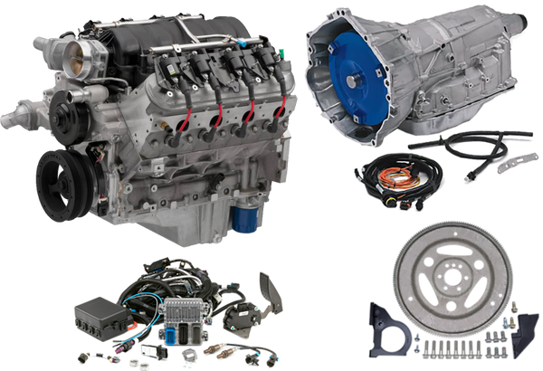 CHEVROLET PERFORMANCE CONNECT & CRUISE KIT - LS427/570 CRATE ENGINE W/ 4L75E AUTOMATIC TRANSMISSION