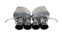 Corsa 2014-2019 Chevrolet Corvette C7 6.2L 2.75in Xtreme Valve-Back w/ Dual NPP & Quad BlackTips
