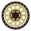 Method MR315 17x8.5 0mm Offset 6x135 87mm CB Gold/Black Street Loc Wheel