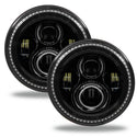 Oracle 7in High Powered LED Headlights - Black Bezel - Dynamic - Dynamic SEE WARRANTY