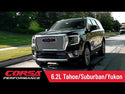 Corsa 21-23 Cadillac Escalade 6.2L Dual Rear 3.5/2.75in Sport Cat-Back Exhaust Uses FactoryBezels